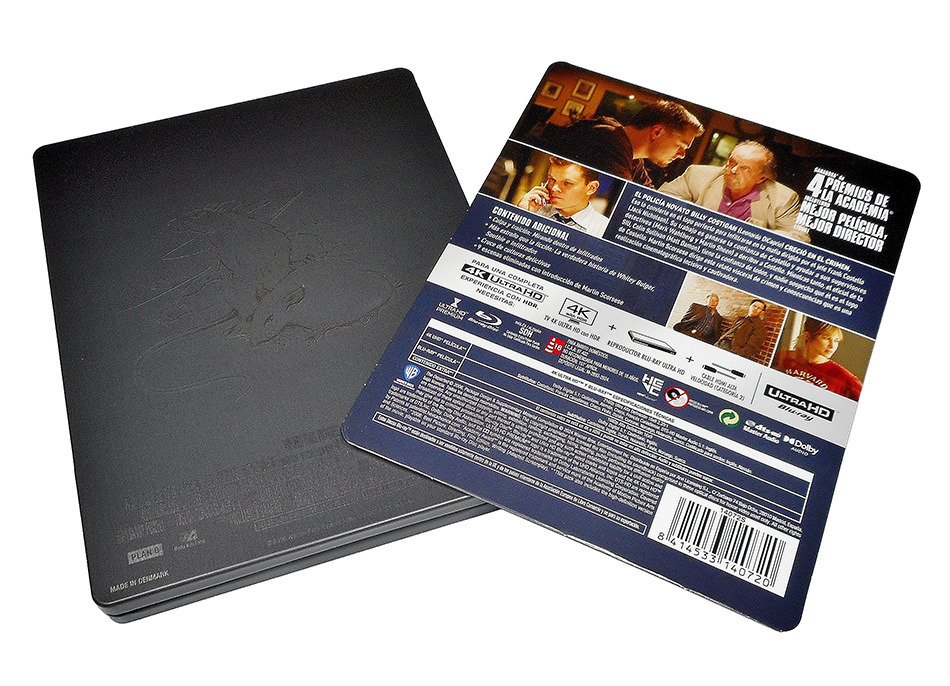 Fotografías del Steelbook de Infiltrados en UHD 4K y Blu-ray 6