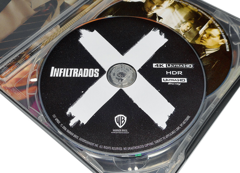 Fotografías del Steelbook de Infiltrados en UHD 4K y Blu-ray 12