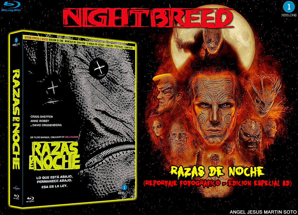 Fotografías de la edición especial de Razas de Noche en Blu-ray