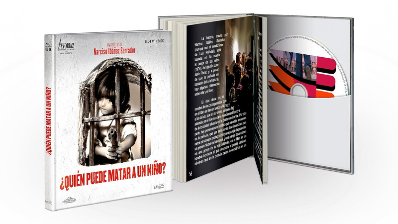 Edición libro para ¿Quién puede Matar a un Niño? en Blu-ray