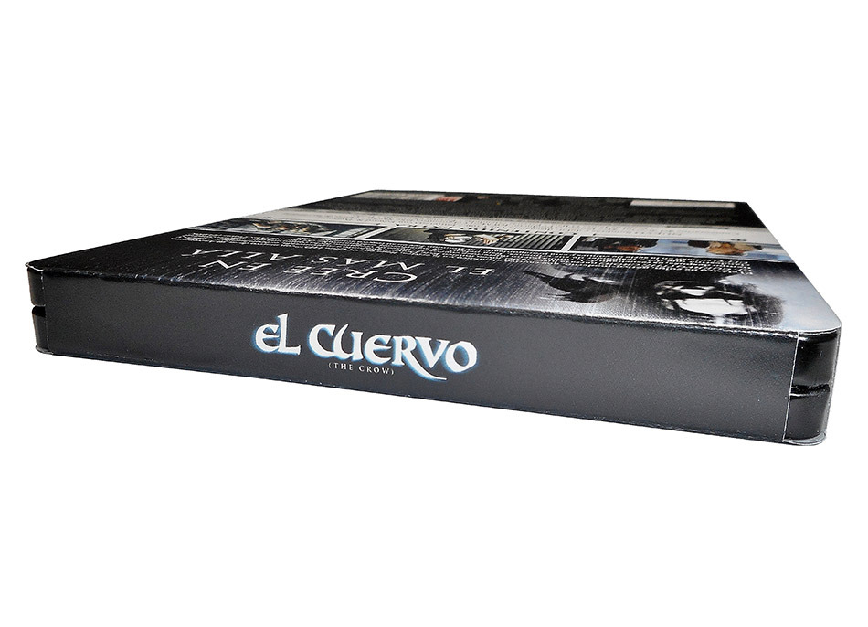 Fotografías del Steelbook negro de El Cuervo en UHD 4K y Blu-ray 4