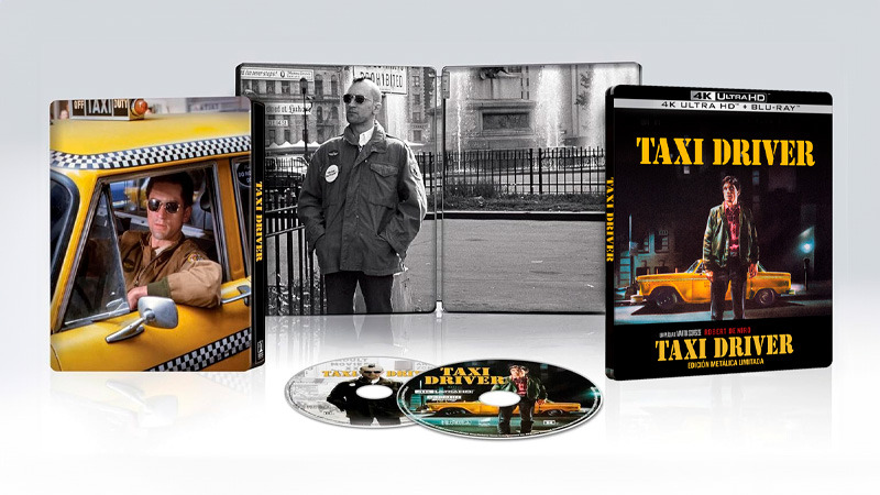 Todos los detalles del del Steelbook de Taxi Driver en UHD 4K