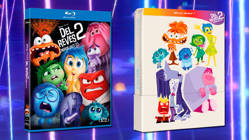 Steelbook y edición sencilla para Del Revés 2 (Inside Out 2) en Blu-ray