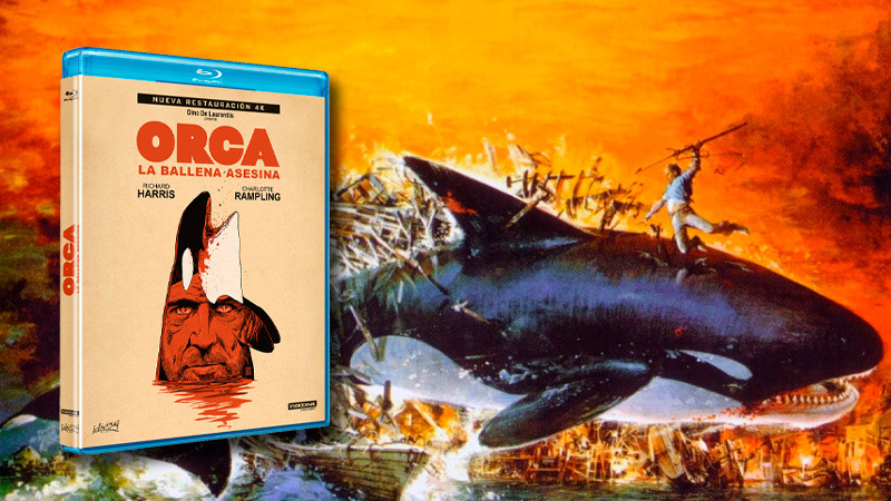 Orca, la Ballena Asesina en Blu-ray con nueva restauración en 4K