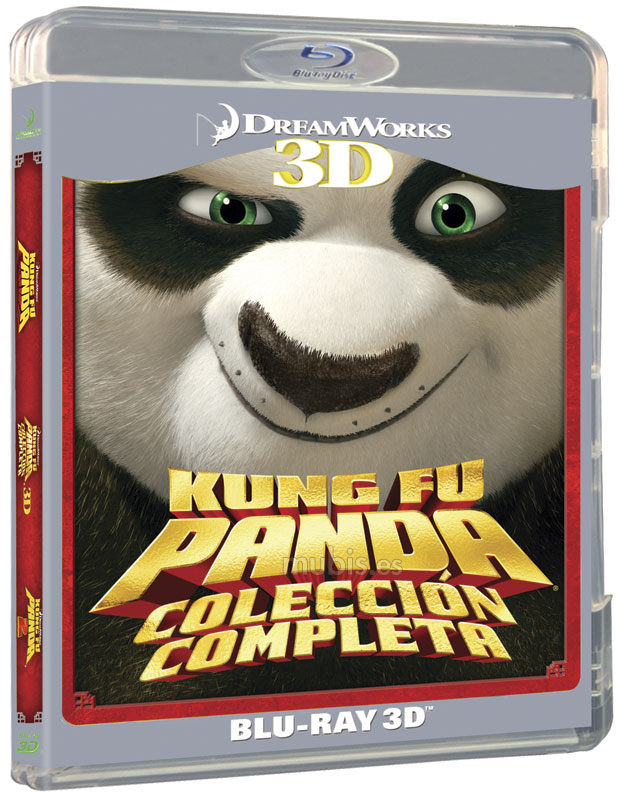 Carátulas para los Blu-ray 3D de Kung Fu Panda