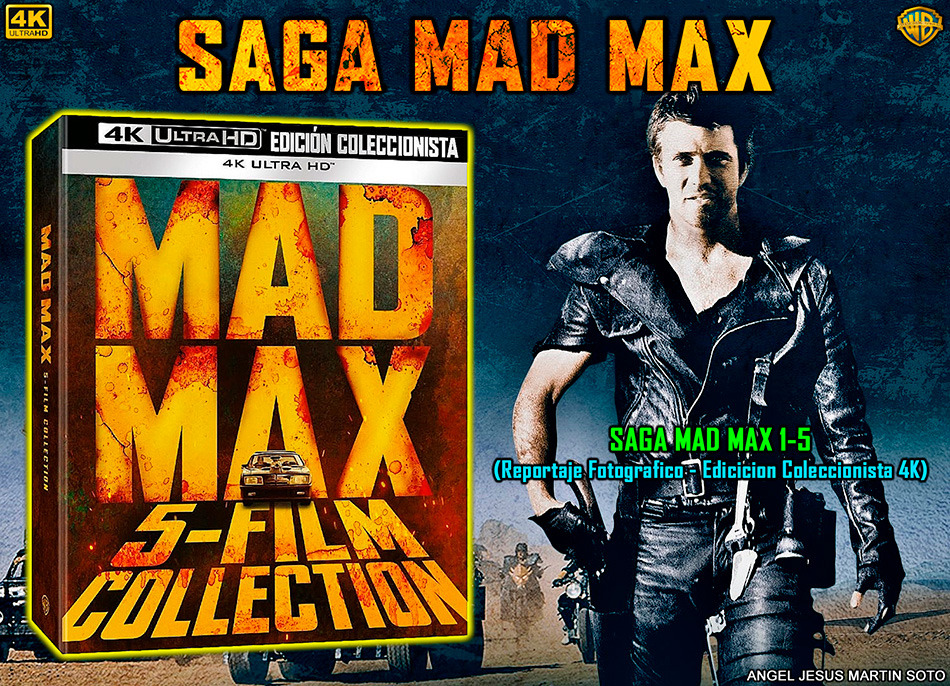 Fotografías del Digipak Mad Max - 5 Film Collection en UHD 4K 1