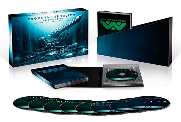 Detalles del pack Prometheus a Alien - La Evolución en Blu-ray