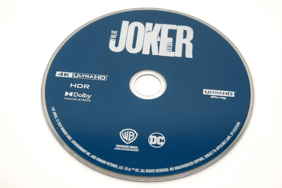 Fotografías del Steelbook de Joker: Folie à Deux en UHD 4K y Blu-ray 15