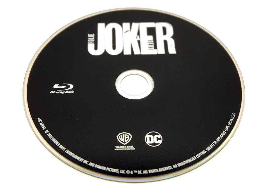 Fotografías del Steelbook de Joker: Folie à Deux en UHD 4K y Blu-ray 16