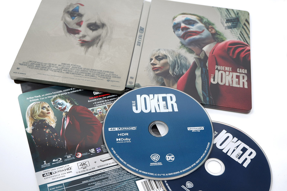 Fotografías del Steelbook de Joker: Folie à Deux en UHD 4K y Blu-ray 17