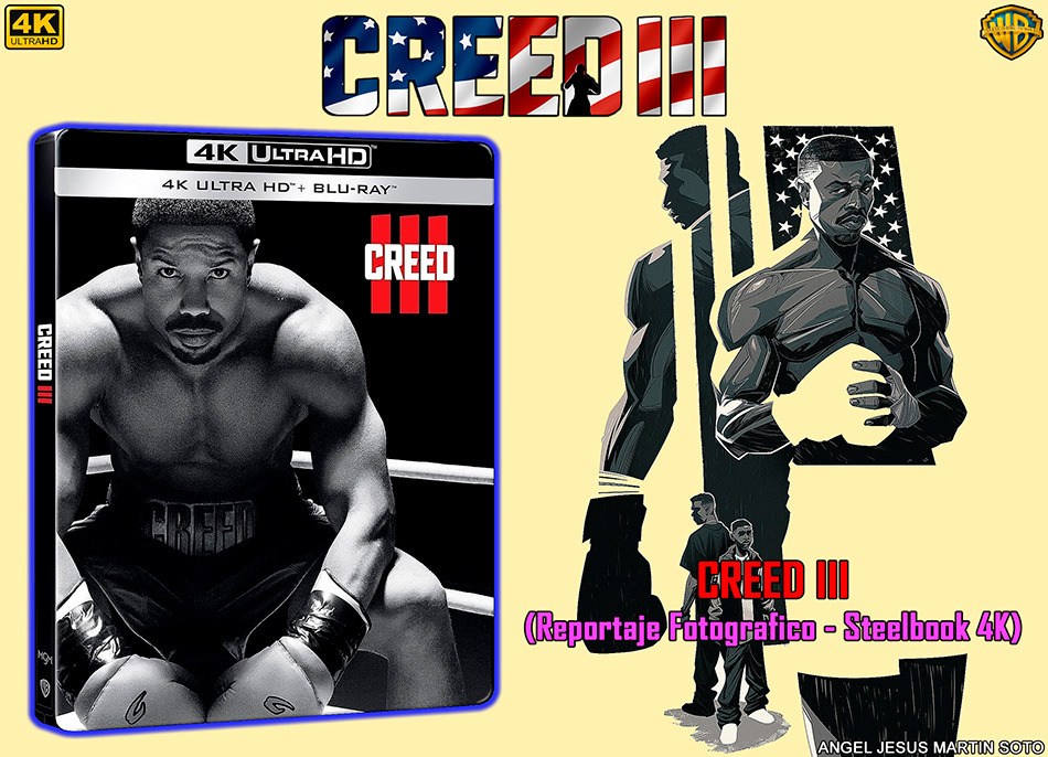 Fotografías del Steelbook de Creed III en UHD 4K (Francia) 1