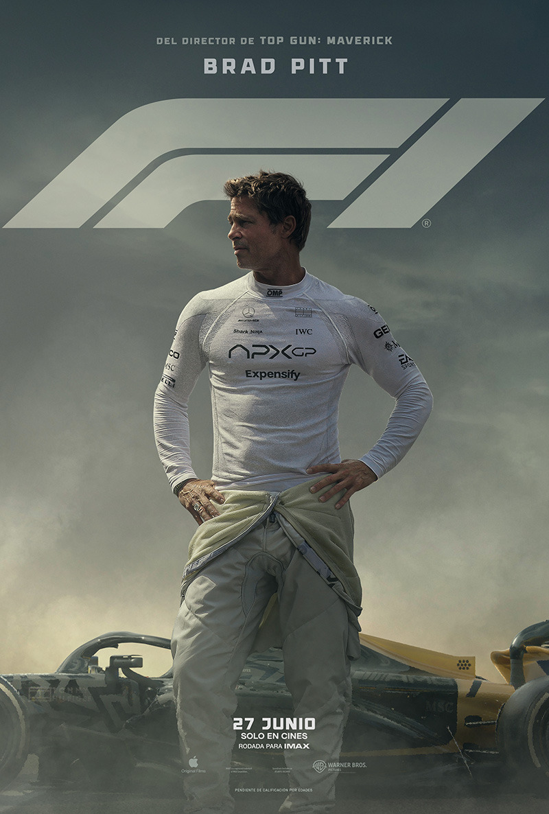 Nuevo tráiler oficial de F1, con Brad Pitt y Javier Bardem