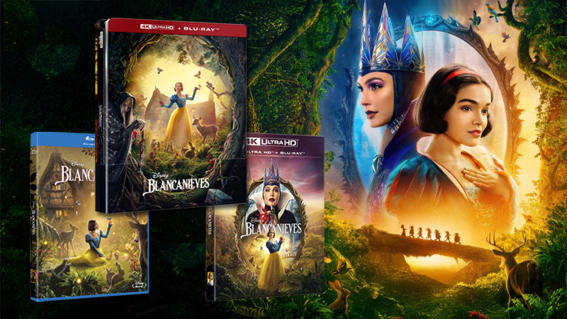 Snow White (Steelbook) [4K UHD Blu-ray] – 2025 Live-Action, Rachel Zegler & Gal Gadot