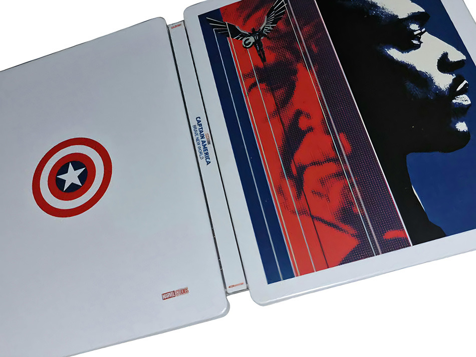 Fotografías del Steelbook de Capitán América: Brave New World en UHD 4K y Blu-ray 10