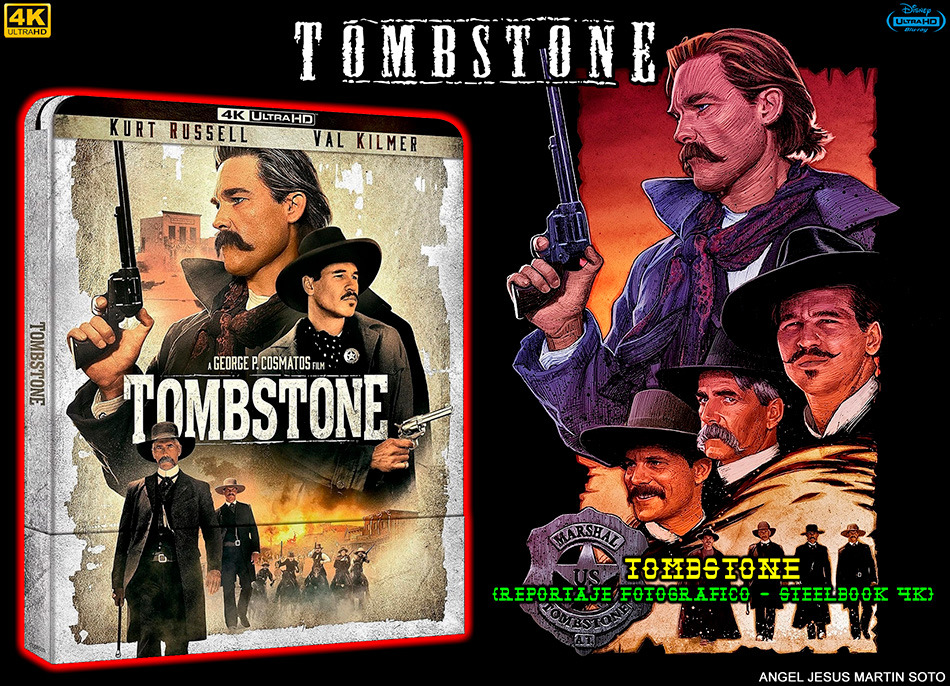 Fotografías del Steelbook de Tombstone en UHD 4K y Blu-ray 1