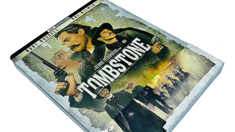 Fotografías del Steelbook de Tombstone en UHD 4K y Blu-ray
