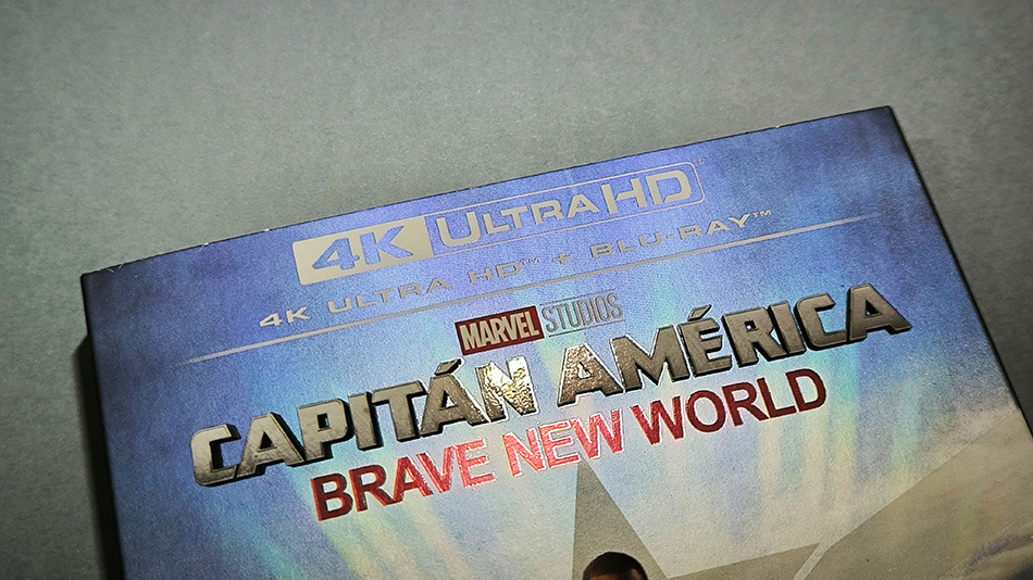 Fotografías de la edición con funda de Capitán América: Brave New World en UHD 4K y Blu-ray 5