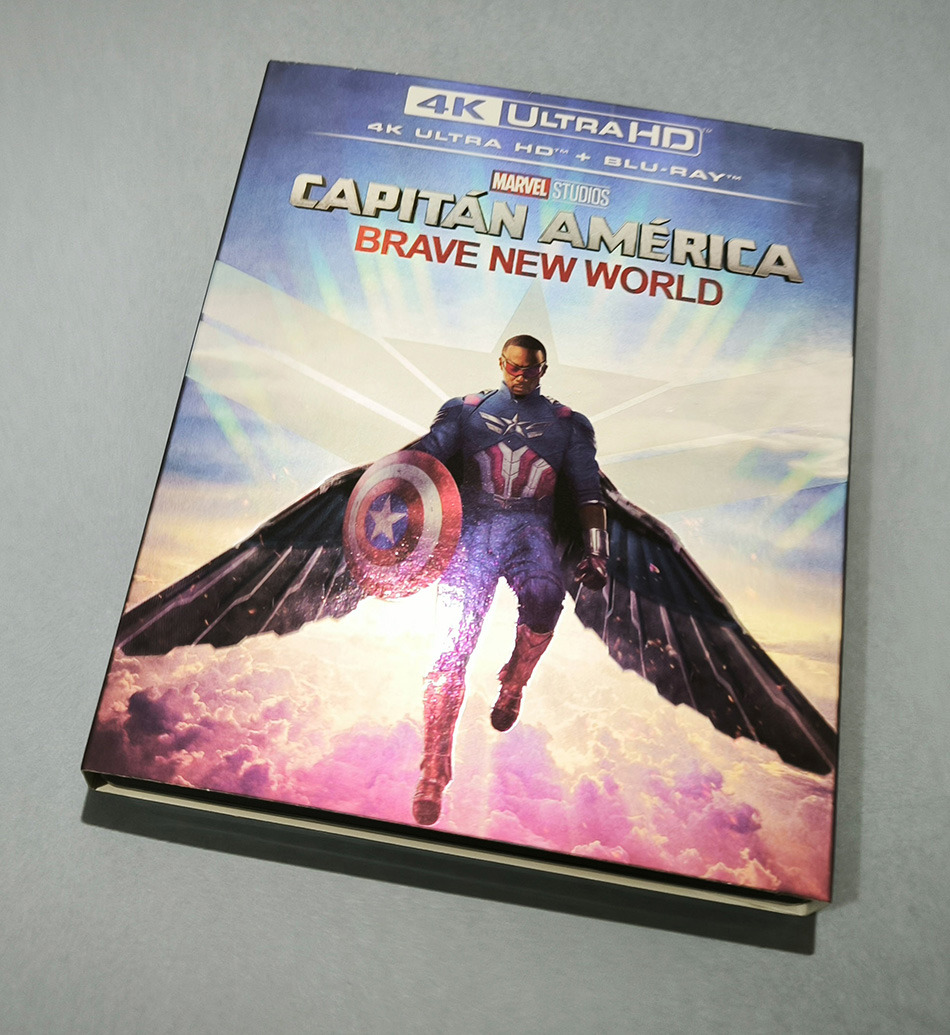 Fotografías de la edición con funda de Capitán América: Brave New World en UHD 4K y Blu-ray 6