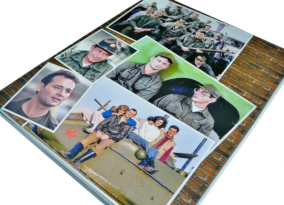 Fotografías del Steelbook de El Pelotón Chiflado en UHD 4K y Blu-ray 8