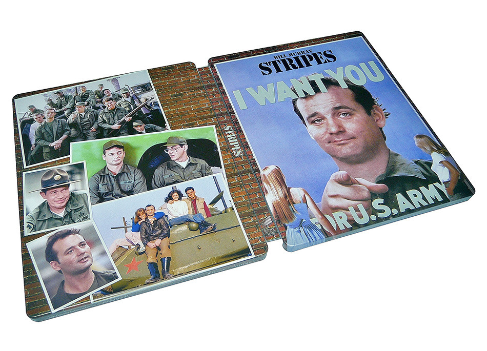 Fotografías del Steelbook de El Pelotón Chiflado en UHD 4K y Blu-ray 11