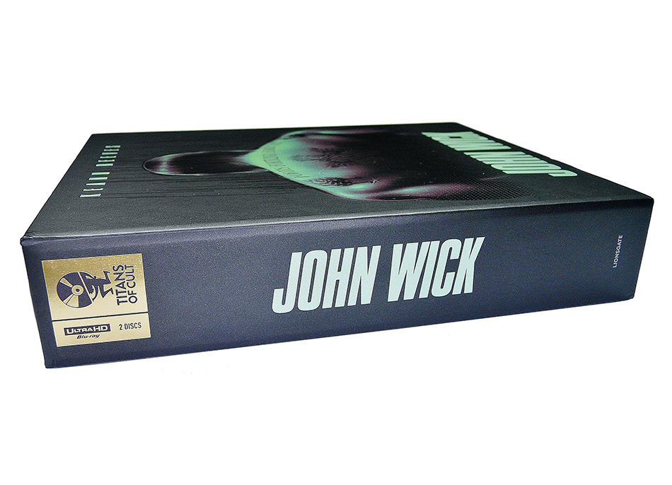 Fotografías de la edición Titans of Cult de John Wick en UHD 4K y Blu-ray 3