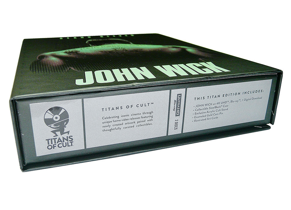Fotografías de la edición Titans of Cult de John Wick en UHD 4K y Blu-ray 5