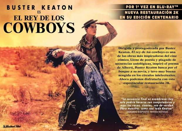 El Rey de los Cowboys -de Buster Keaton- en Blu-ray con nueva restauración