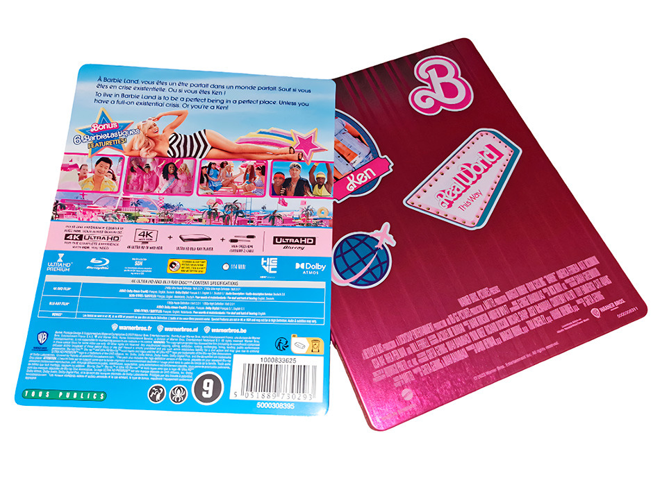 Fotografías del Steelbook rosa de Barbie en UHD 4K (Francia) 4