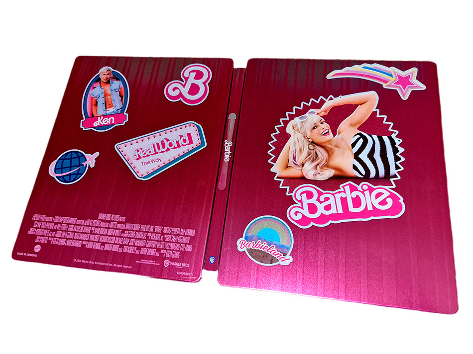 Fotografías del Steelbook rosa de Barbie en UHD 4K (Francia) 9