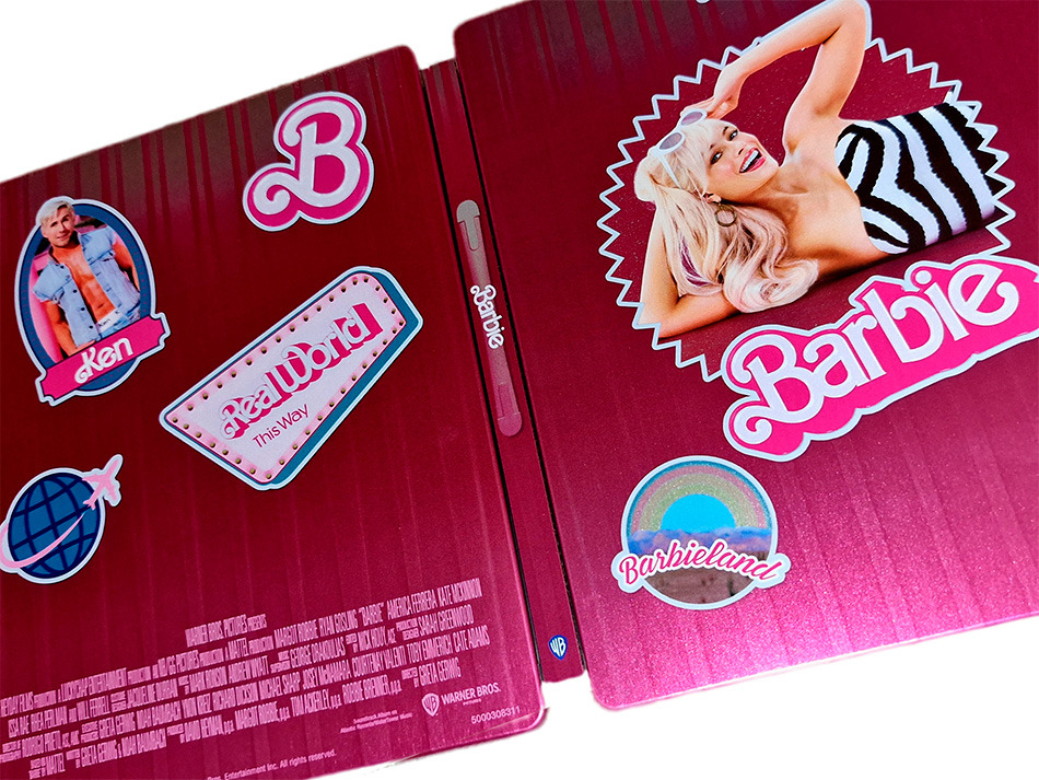 Fotografías del Steelbook rosa de Barbie en UHD 4K (Francia) 10