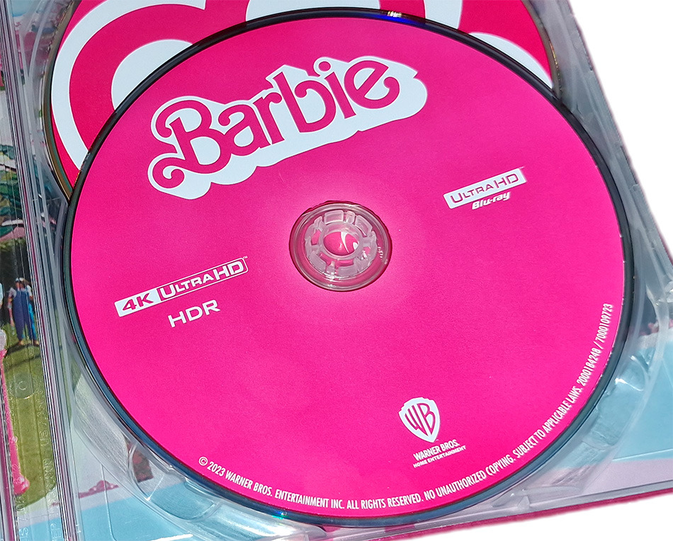 Fotografías del Steelbook rosa de Barbie en UHD 4K (Francia) 11