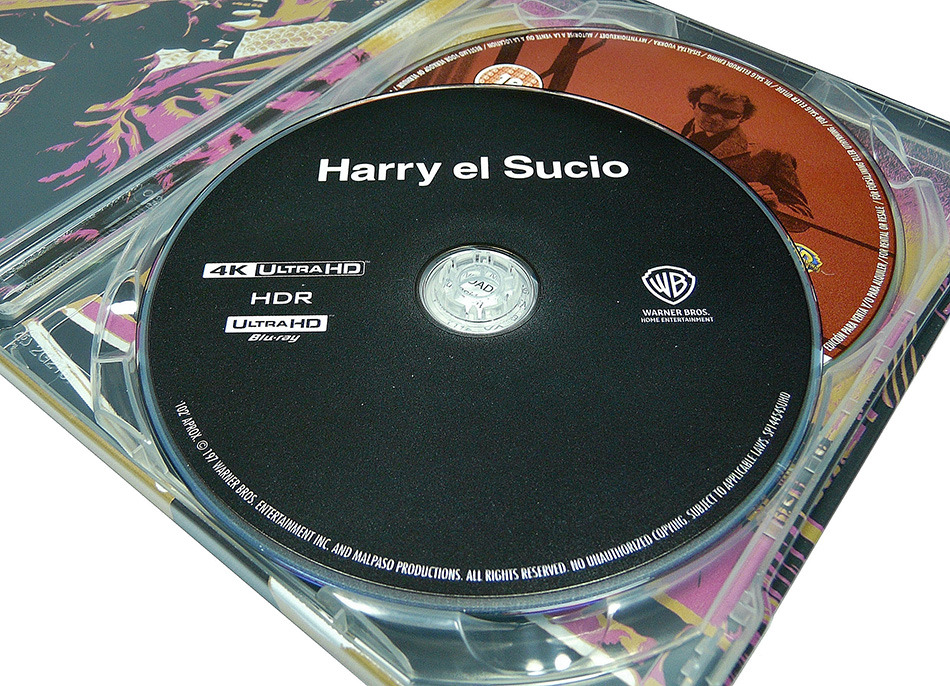 Fotografías de la edición coleccionista de Harry el Sucio en UHD 4K y Blu-ray 22