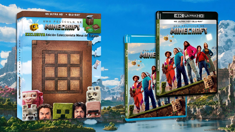 Todos los detalles de Una Película de Minecraft en Blu-ray y UHD 4K [actualizado]