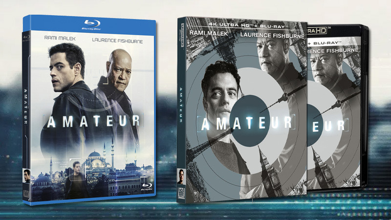 Amateur en Blu-ray y edición con funda para el UHD 4K