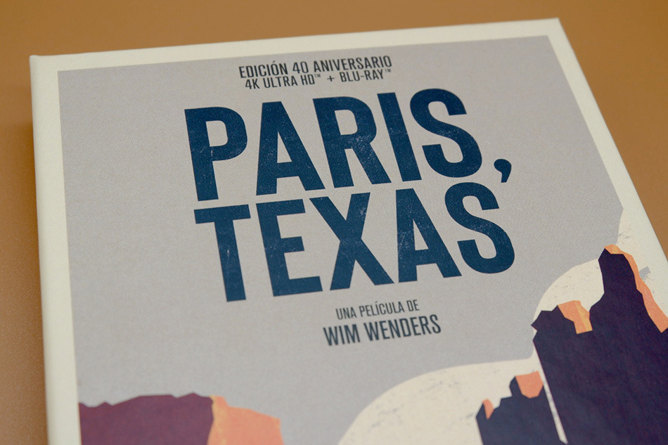 Fotografías de la edición 40º aniversario de Paris, Texas en UHD 4K y Blu-ray 8
