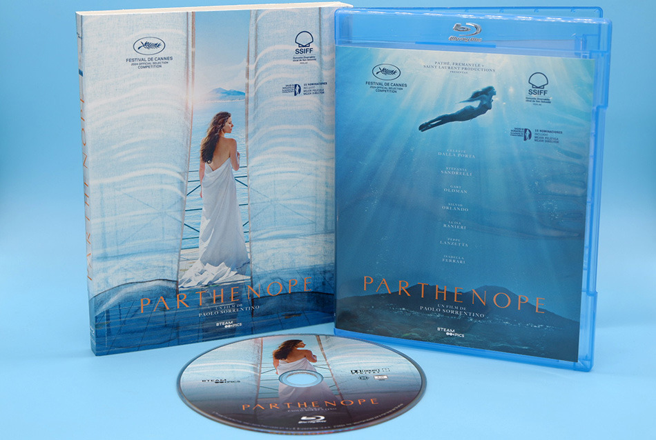 Fotografías de la edición con funda de Parthenope en Blu-ray 13
