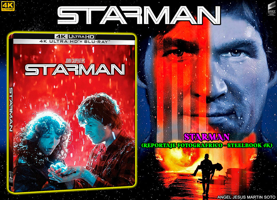 Fotografías del Steelbook de Starman en UHD 4K y Blu-ray 1