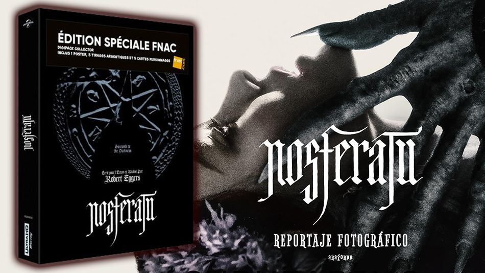 Fotografías de la edición coleccionista de Nosferatu en UHD 4K y Blu-ray (Francia) 1