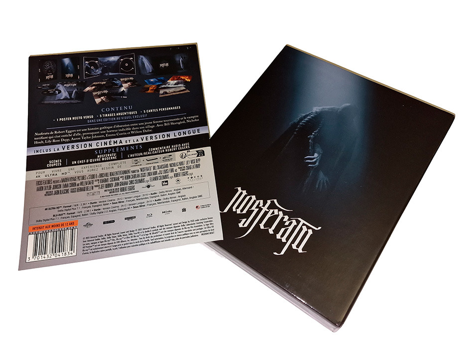 Fotografías de la edición coleccionista de Nosferatu en UHD 4K y Blu-ray (Francia) 4