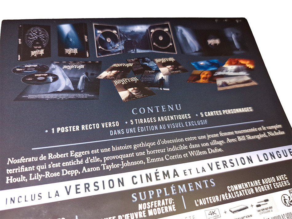 Fotografías de la edición coleccionista de Nosferatu en UHD 4K y Blu-ray (Francia) 5
