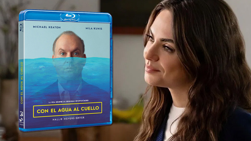 Con el Agua al Cuello en Blu-ray, con Michael Keaton y Mila Kunis