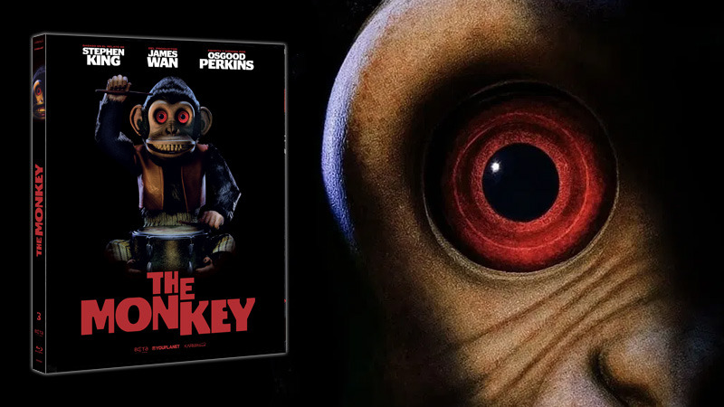 Lanzamiento de The Monkey con funda y caja negra