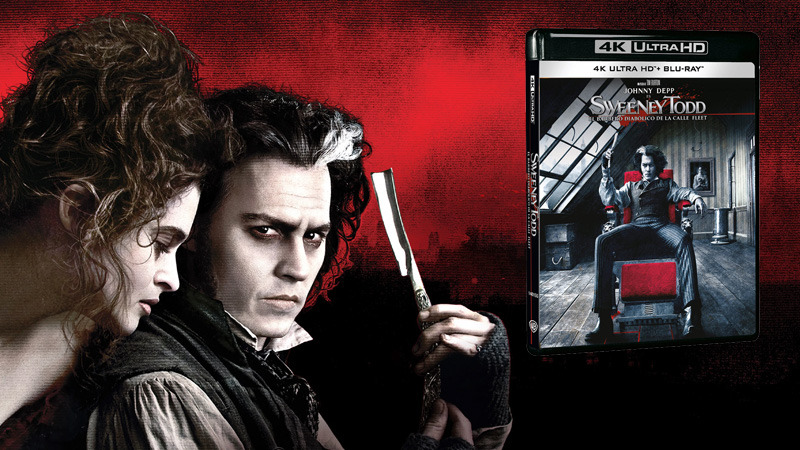 Sweeney Todd -de Tim Burton- se estrena en UHD 4K