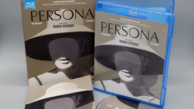 Fotografías de la edición con funda y libreto de Persona en Blu-ray