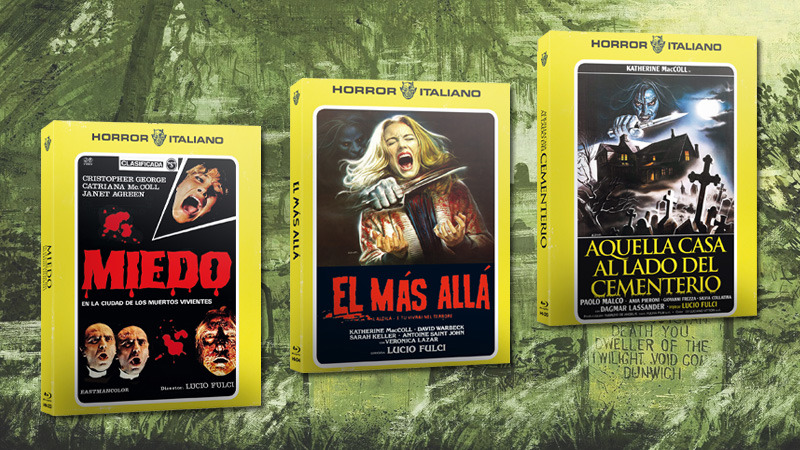 La Trilogía de las Puertas del Infierno de Lucio Fulci en Blu-ray
