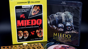 Fotografías de la edición limitada de Miedo en la Ciudad de los Muertos Vivientes en Blu-ray