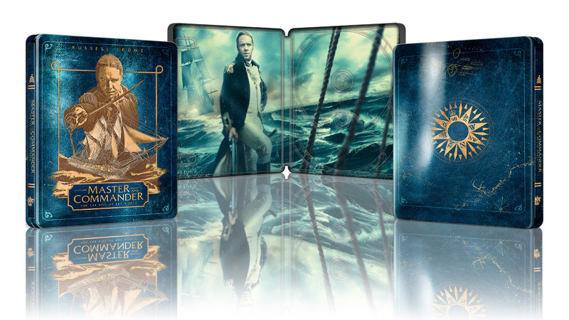 Steelbook y edición con funda para Master and Commander en UHD 4K