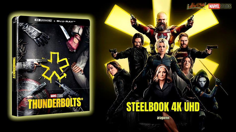 Fotografías del Steelbook de Thunderbolts* en UHD 4K y Blu-ray 1