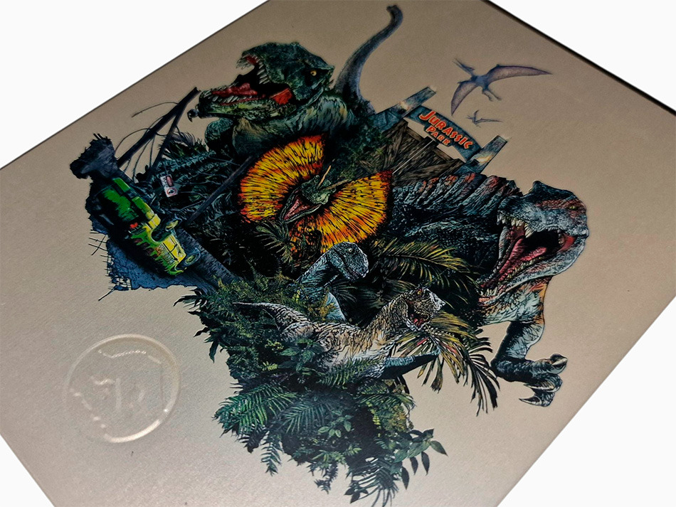 Fotografías del Steelbook de la Trilogía Jurassic Park en UHD 4K y Blu-ray 7