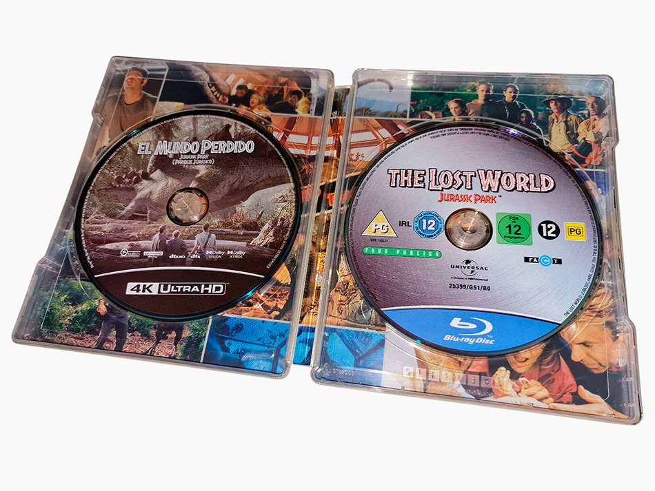 Fotografías del Steelbook de la Trilogía Jurassic Park en UHD 4K y Blu-ray 13